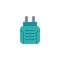 Insect electric fumigator flat icon