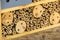 Insect hotel with closed nests of European orchid bees