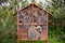 Insect hotel in garden