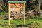 Insect hotel or house in park