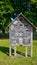 Insect protection, animal welfare. Large Insect hotel on a field in Schleswig-Holstein, Germany