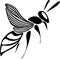Insect wasp logo animal grafica