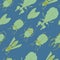 Insects seamless pattern.