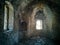 Inside of the abandoned old greek church on the Island Camellia / Kameriye