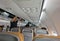 Inside the airplane passengers taking position befor fly,KLIA airport, Malaysia, 12 December 2019