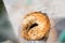 Inside all everything multigrain delicious bagel in bag poppy seeds soft and ready to eat