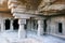 Inside of ancient Ellora Buddhist temple