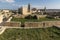 Inside the battlements of the Citadel of Victoria Gozo Malta