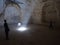 Inside Buddhist stupa in Samangan, Afghanistan.