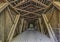 Inside Cades Mill Covered Bridge