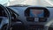 Inside a Car. A GPS Module is On