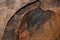 INSIDE A CAVE OF CAVES IN THE CHEDDAR GORGE. NATURAL GEOLOGIAL FORMATIONS.