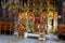 Inside church of Cheia Monastery, Romania