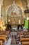 Inside of church of Saint-Julien, Nespouls, Correze, Limousin, France