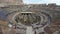 inside of Colosseum, rome, italy, timelapse, zoom in, 4k