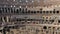 inside of Colosseum, rome, italy, timelapse, zoom in, 4k