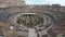 inside of Colosseum, rome, italy, timelapse, zoom out, 4k