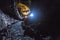 Inside of Cueva de los Verdes on the island of Lanzarote, Canary Islands, Spain