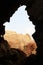 Inside the explosion crater of Dallol volcano, Danakil Depression, Ethiopia