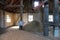 Inside the grain granary