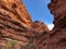 Inside the Grand Canyon National Park at sunrise