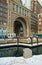 Inside historic rowes wharf in boston