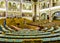 Inside hungarian parliament in Budapest