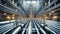 Inside a hydrogen plant, where a series of pipelines and pipe racks form a vital network for transporting gases.