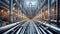 Inside a hydrogen plant, where a series of pipelines and pipe racks form a vital network for transporting gases.