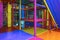 Inside an Indoor playground arena