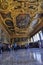 Inside luxury decoration of Doges palace in Venice Italy