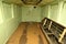 Inside the old german subway car