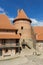 Inside part of Trakai castle during summer, Lithuania