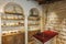 Inside the pharmacy in the Fortress of La Mota