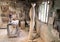 Inside portion of the studio of the world-renowned limestone artist, Renzo Buttazzo