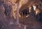 Inside the Postojna caves, Slovenia.