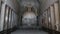 Inside room of Aurangabad caves, upside down view.