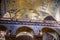 Inside St. Mark`s Basilica of vaulting, nave & transept.