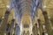 Inside the St Patrick`s Cathedral in New York City