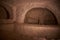 Inside the St. Pauls Catacombs at Rabat, Malta