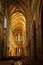 Inside of the St. Vitus Cathedral, in Prague, Czech Republic.