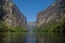 Inside Sumidero Canyon near Tuxtla Gutierrez in Chiapas