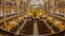 Inside of the synagogue Choral Temple, Bucharest, Romania