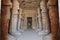 Inside the temple of Abu Simbel