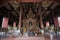 Inside of temple with monks Buddhist. Chiang Mai, Thailand