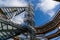 Inside the Tree Top Trail Wooden Industrial Steel Spiral Staircase