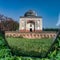 Inside view of architecture tomb inside Sunder Nursery in Delhi India, Sunder Nursery is World Heritage Site located near Humayun