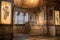 Inside view of the Church of the Holy Saviour in Chora, known as Kariye Museum