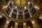 Inside view of dome Aachener Dom, Aachen Cathedral the Cathedral of Aix-la-Chapelle,