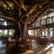 inside view of giant banyan tree